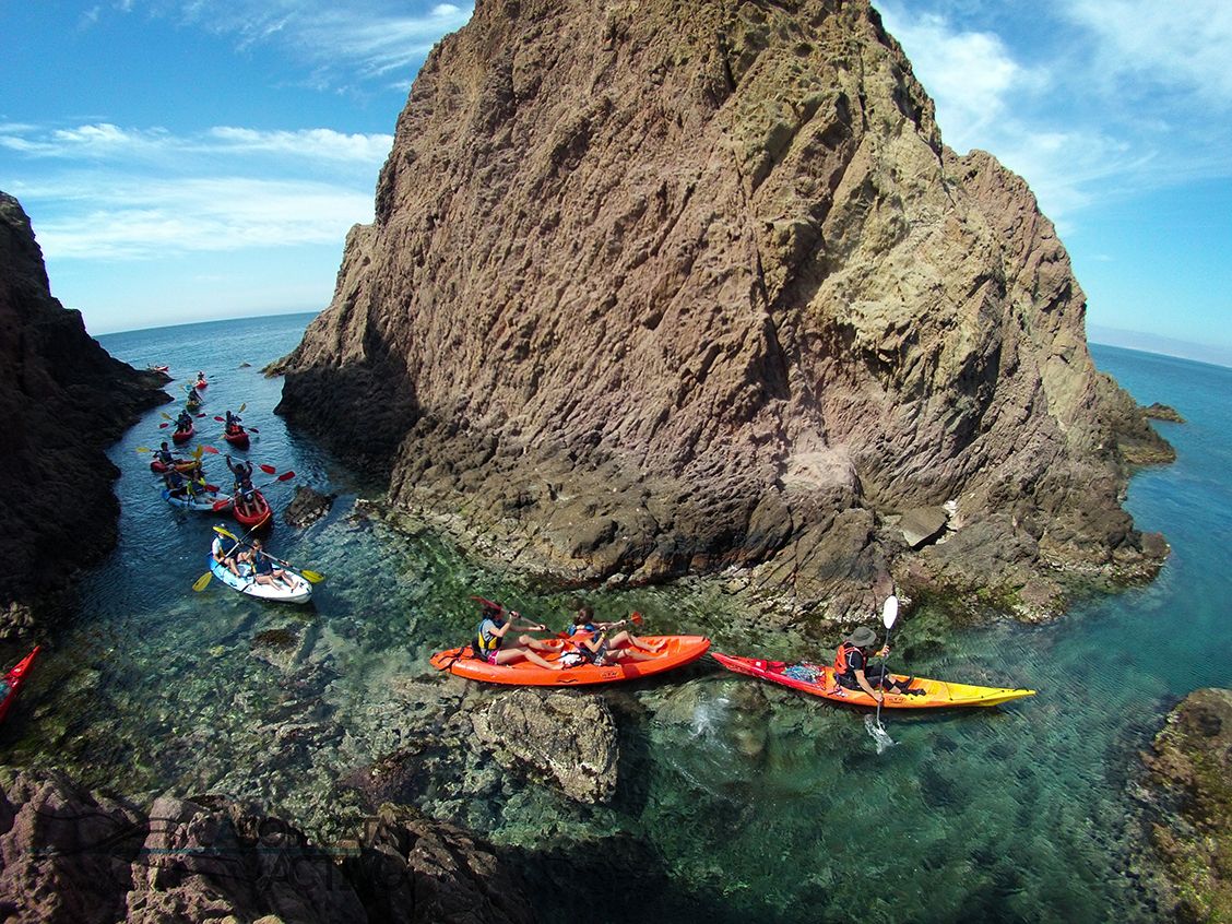 Cabo de Gata Activo kayak y snorkel - rutas guiadas