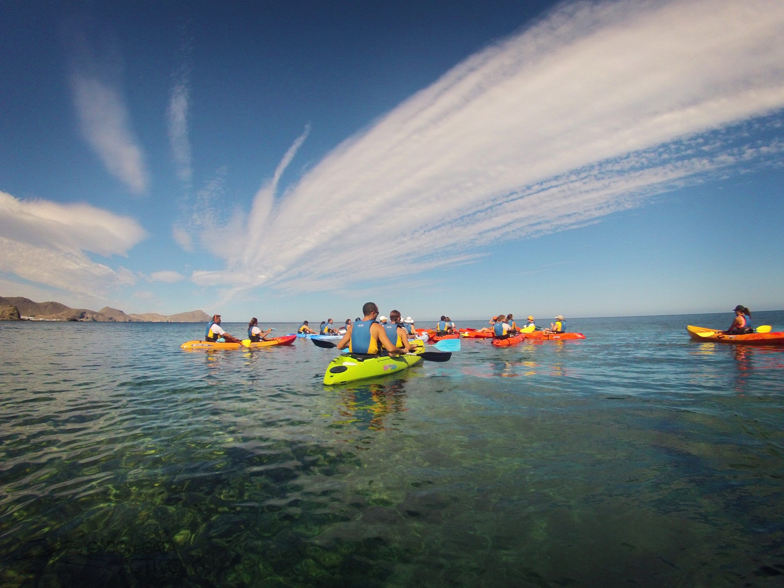 Cabo de Gata Activo kayak y snorkel - oferta rutas guiadas